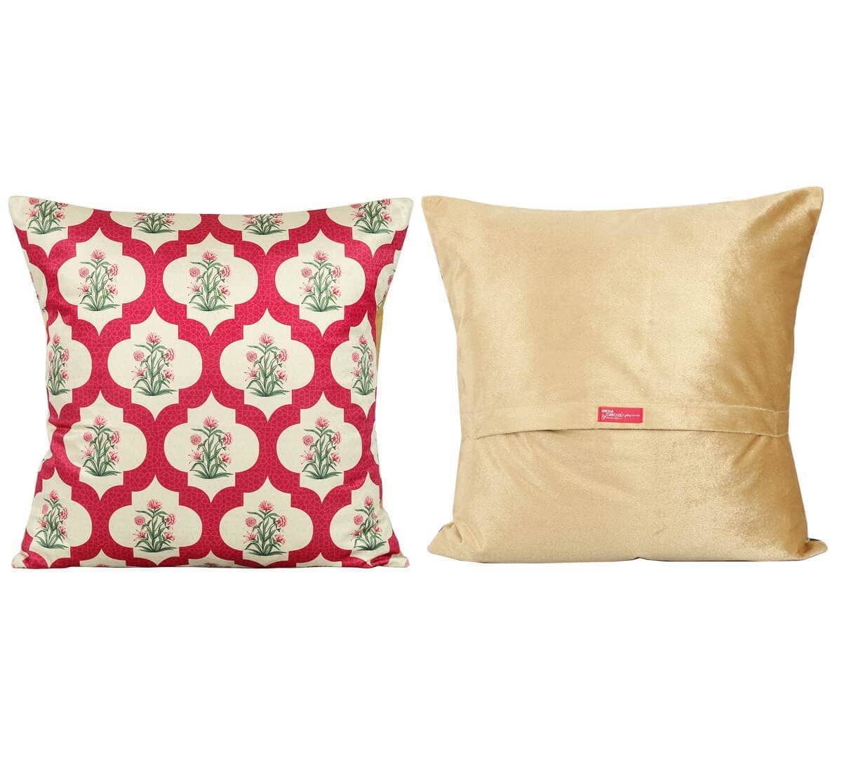 India Circus - Wholesale Throw Pillow Cover - Poppy Window 12" x 12" Velvet Cushion Cover Set of 52