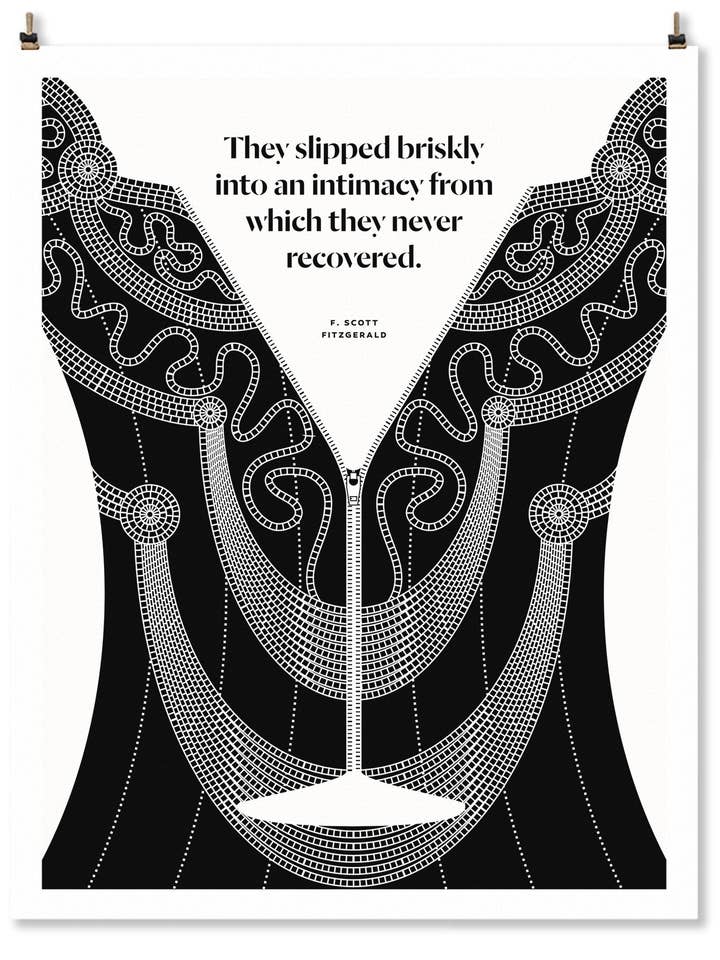F. Scott Fitzgerald Print for wholesale by Obvious State