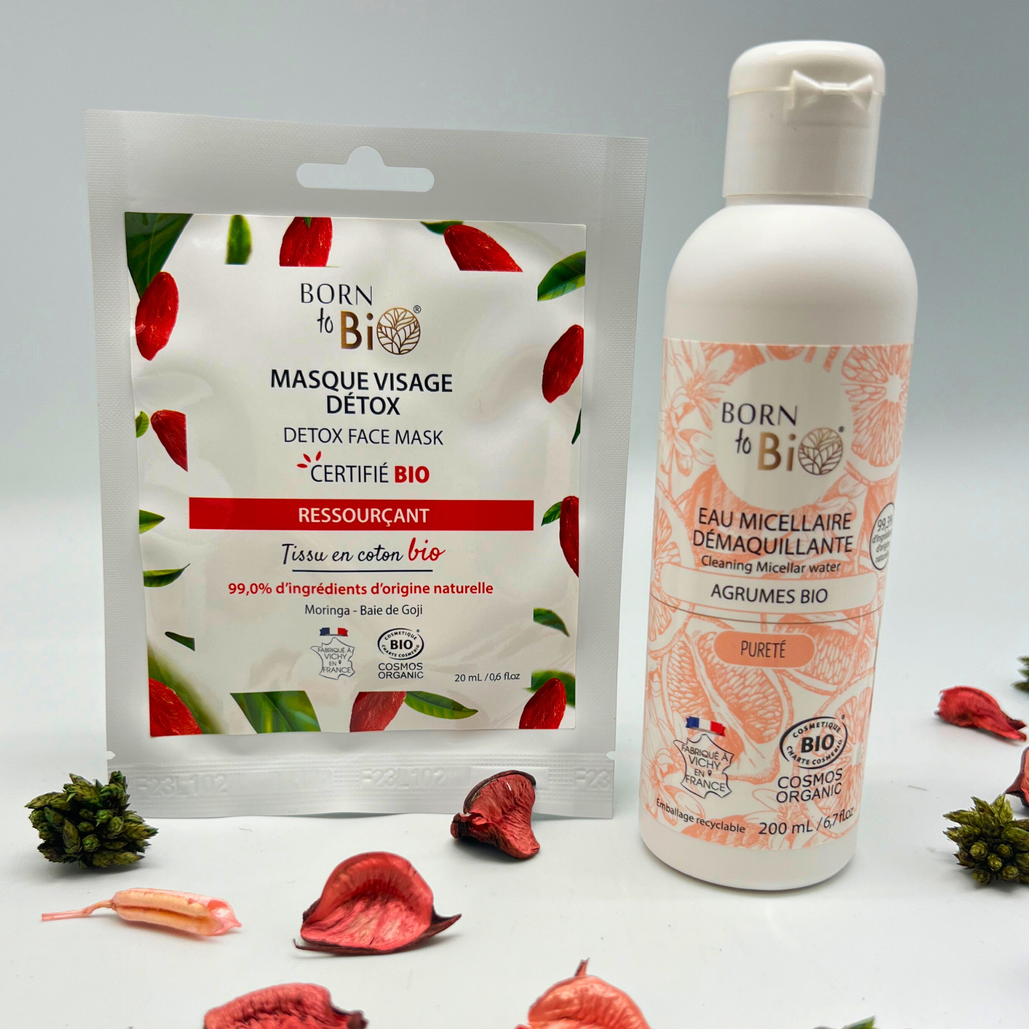 Les Laboratoires Bio Seasons – Máscara facial por atacado – Máscara Facial Orgânica Detox Cosmos4