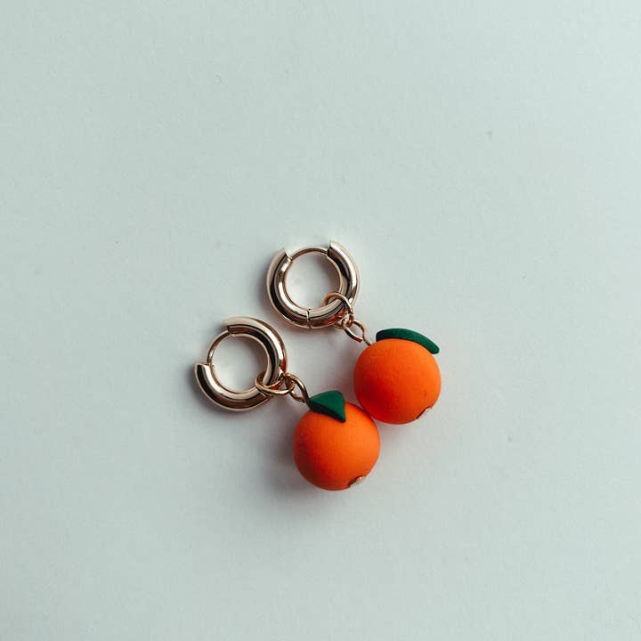 Cast & Clay – wholesale Hoop earrings – Clementine Charm Hoop Earrings4