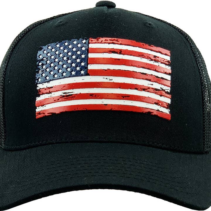 KBETHOS - Wholesale Trucker Hat - Unisex - FLAG UV PRINT MESH BACK BALLCAP19