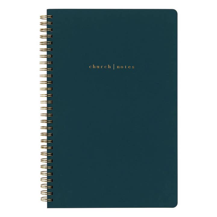 Church Notes Co. - Wholesale Notebook - Navy Church Notes Bible Study Notebook