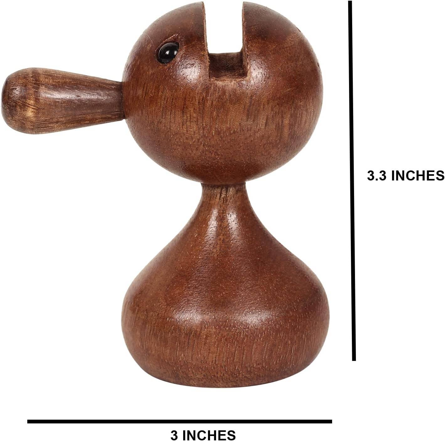 Magnifique Hearts – Engroshandel Brille- og solbrilleetuier - Unisex – Trædukke Brilleholder | Håndskåret Dekoration3