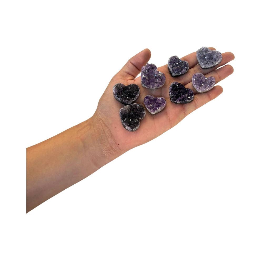 Earths Elements Wholesale - Wholesale Spiritual Stone/Crystal - Heart Geode - Amethyst4