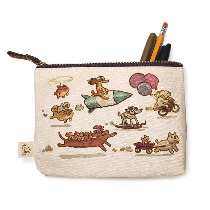 The Scott C Shop - Wholesale Pencil Case/Pouch - Dogs On The Go Pouch2