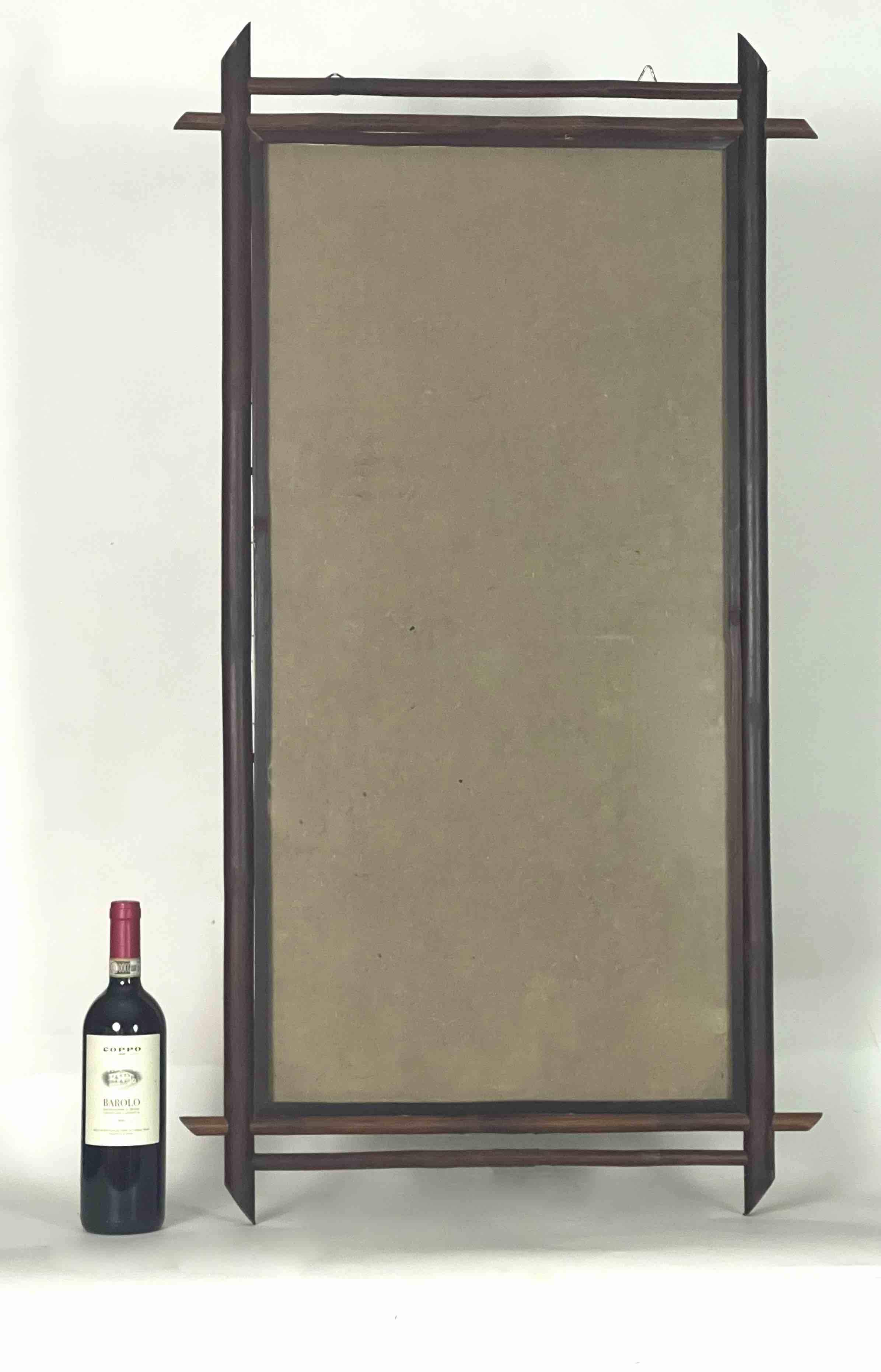 The Niger Bend - Wholesale Picture Frame - XXL Bamboo Vertical Rectangular Picture Frame - Cross-Corner6