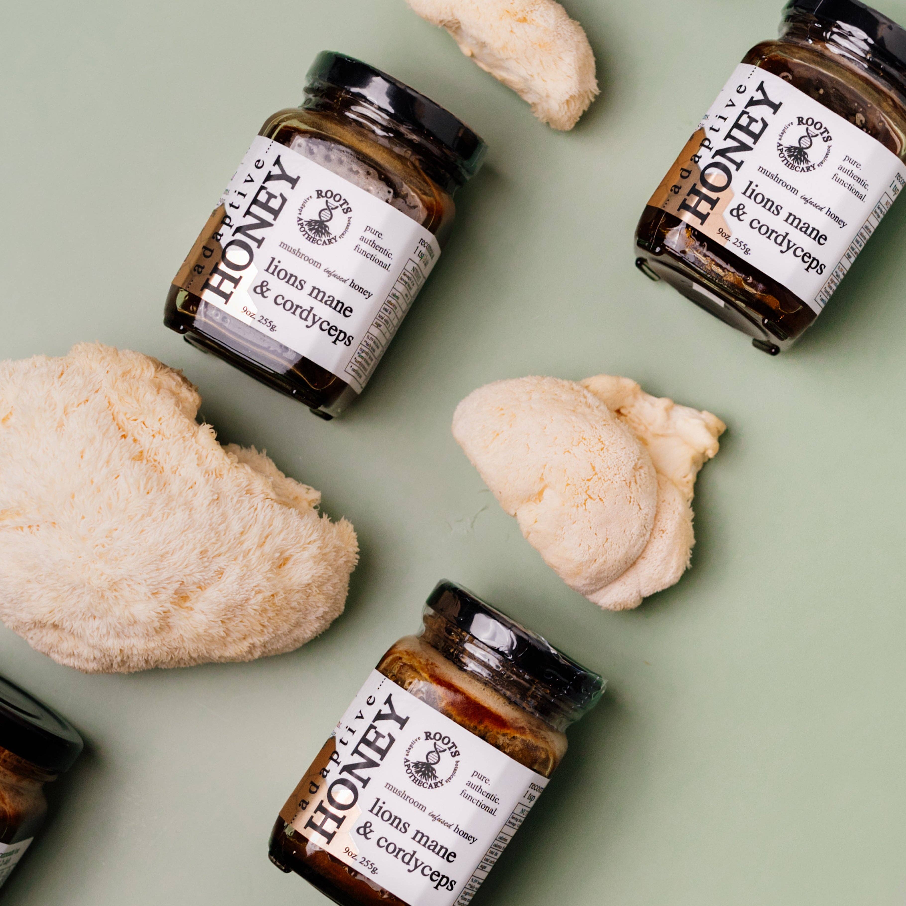 Roots Apothecary - Wholesale Honey - adaptive honey. lion's mane & cordyceps4