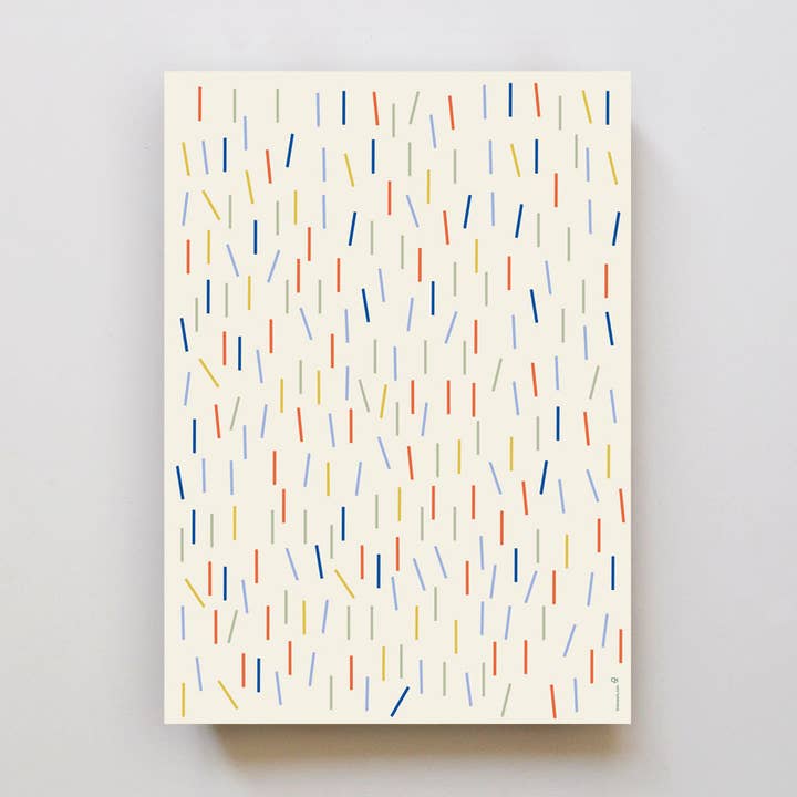 Linienwerk - Wholesale Flat Wrap - Geschenkspapier Konfetti0