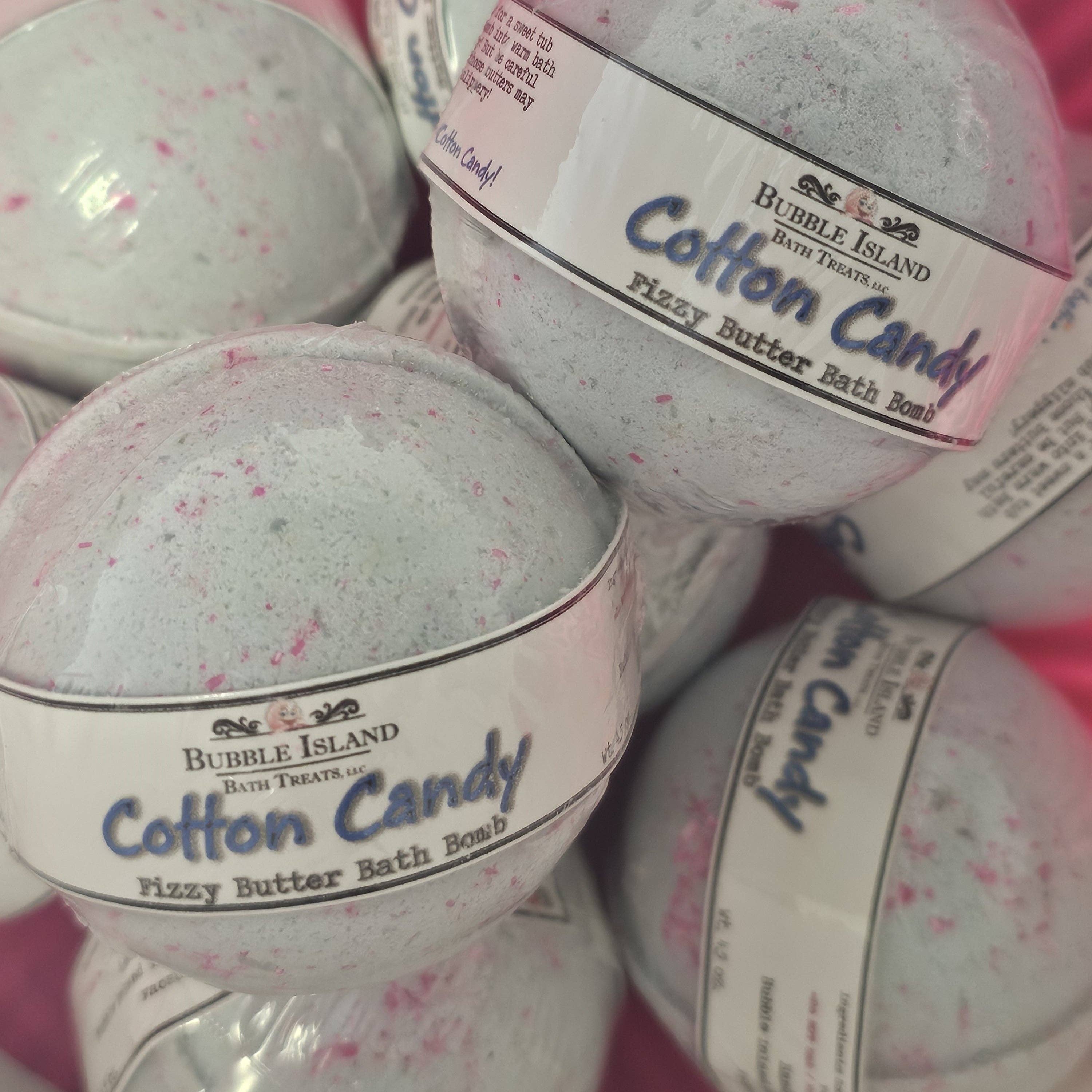 Bubble Island Bath Treats - Wholesale Bath Bomb/Fizz - Bath Bomb - Cotton Candy1