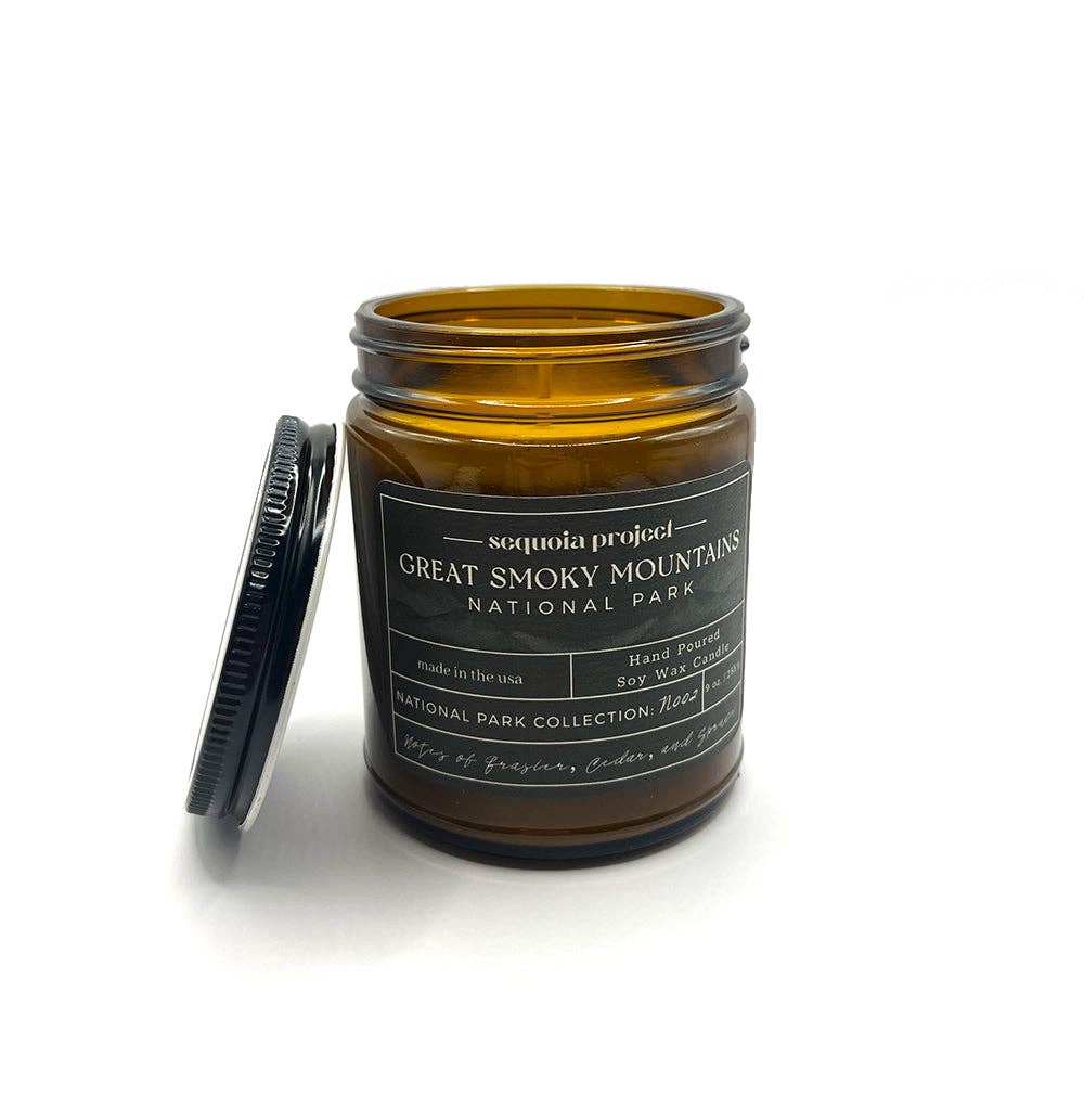 Sequoia Project - Wholesale Jar/Filled Candle - Great Smoky Mountains National Park Candle1