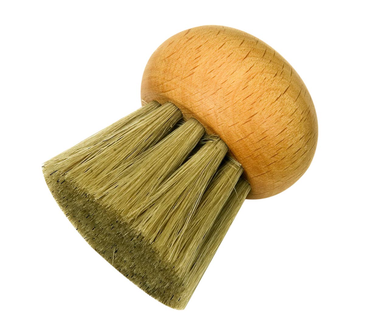 Natural REDECKER Mushroom Brush Round 1.7" for wholesale on Faire