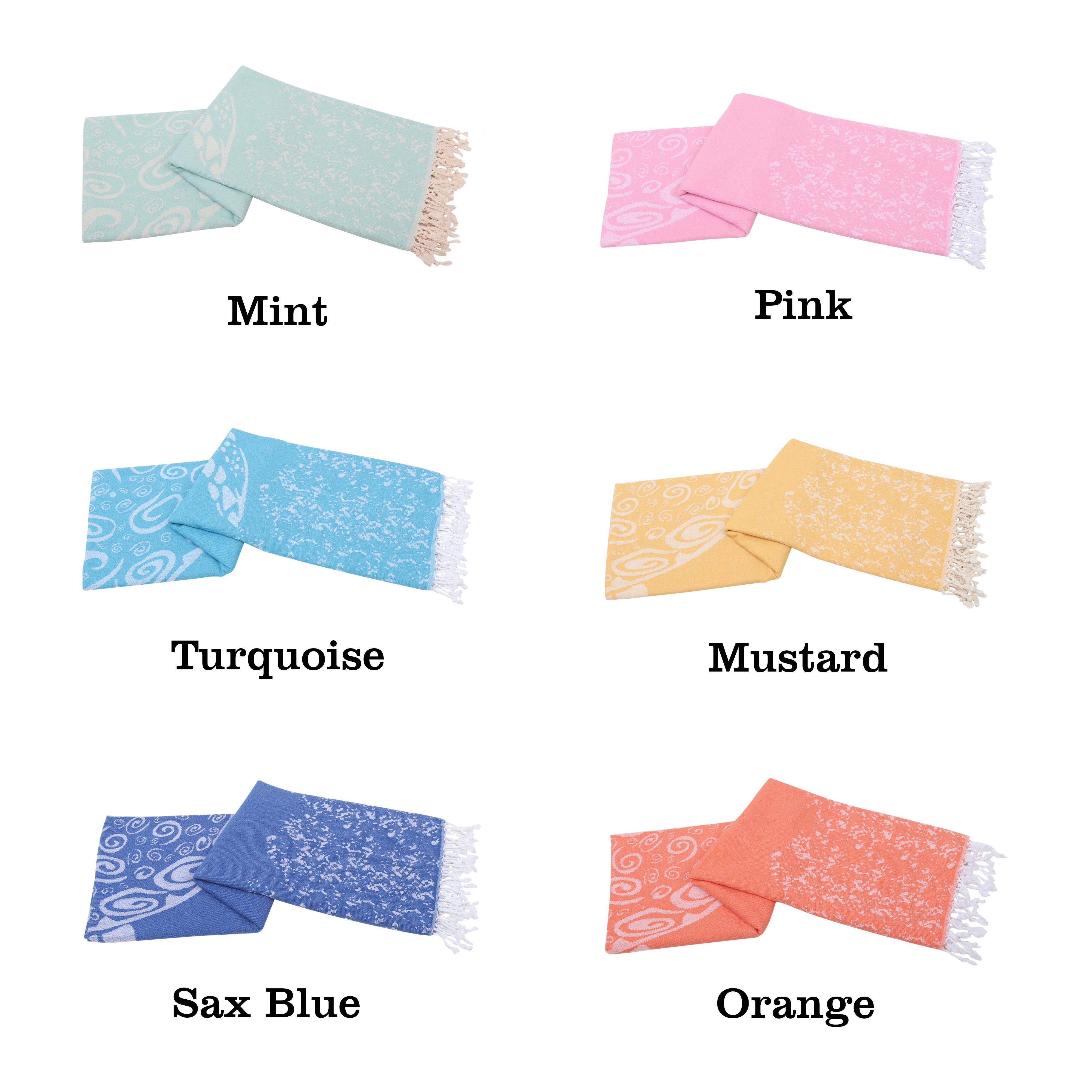 Anatolia Loom - Wholesale Beach Towel - Turtle Pattern Turkish Towel – Organic & Beach-Ready20