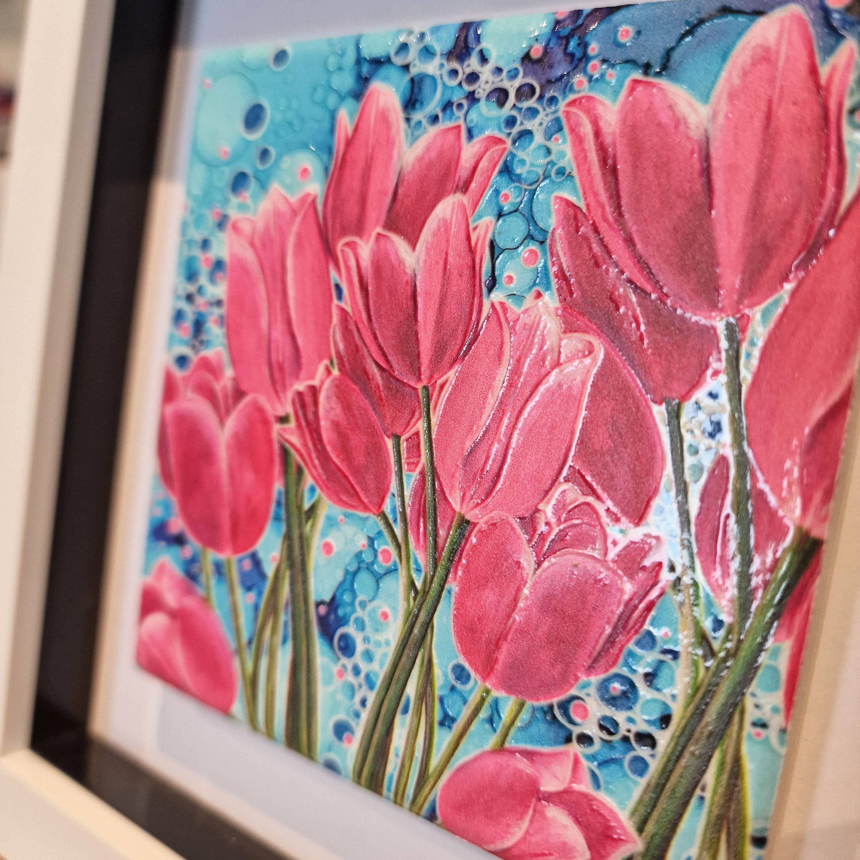 By Jo Crafts – wholesale Art print – 65-SP Tulips (Blue) Small Picture13
