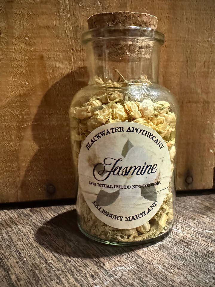 Jasmine - Erbe Rituali - Bottiglia di Vetro con Tappo di Sughero (Copia) per la vendita all'ingrosso da parte di Blackwater Apothecary
