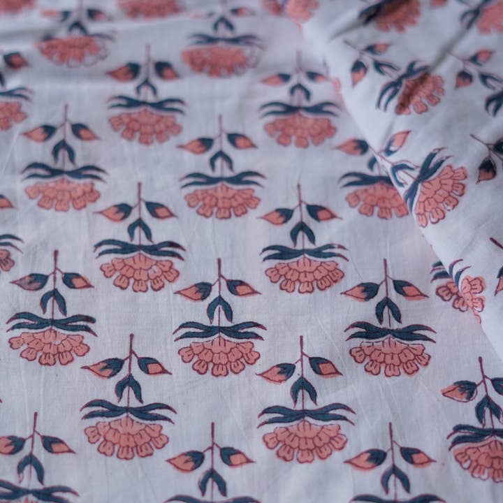 Annahmol - Wholesale Quilt - Kids & Baby - Wood Block Print Reversible Cotton Baby Blanket16