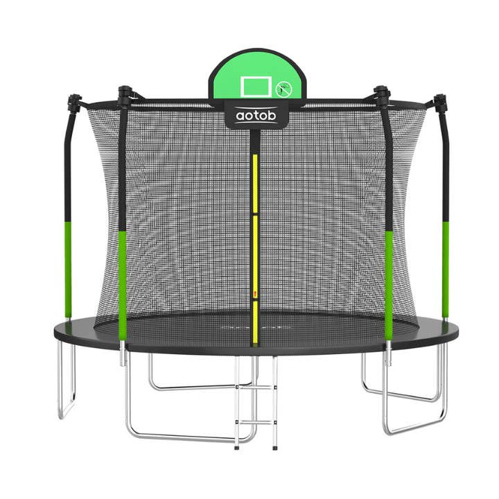 12ft Outdoor Trampoline with Basketball Set for wholesale by Glad Sunday