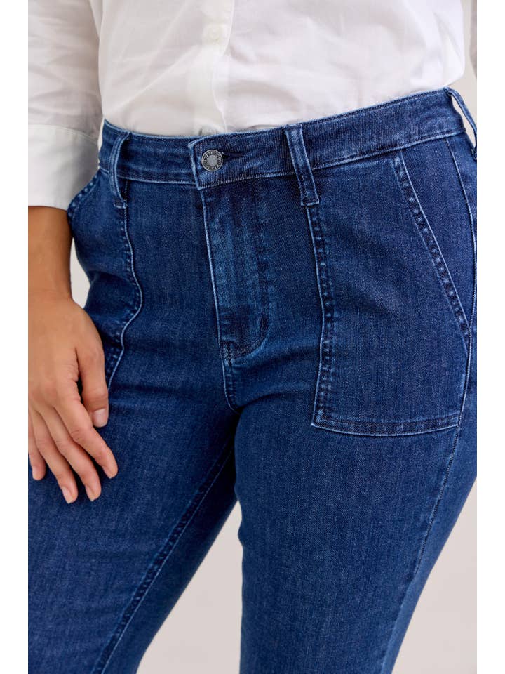 DK HW Flare With Patch Pockets for wholesale on Faire7