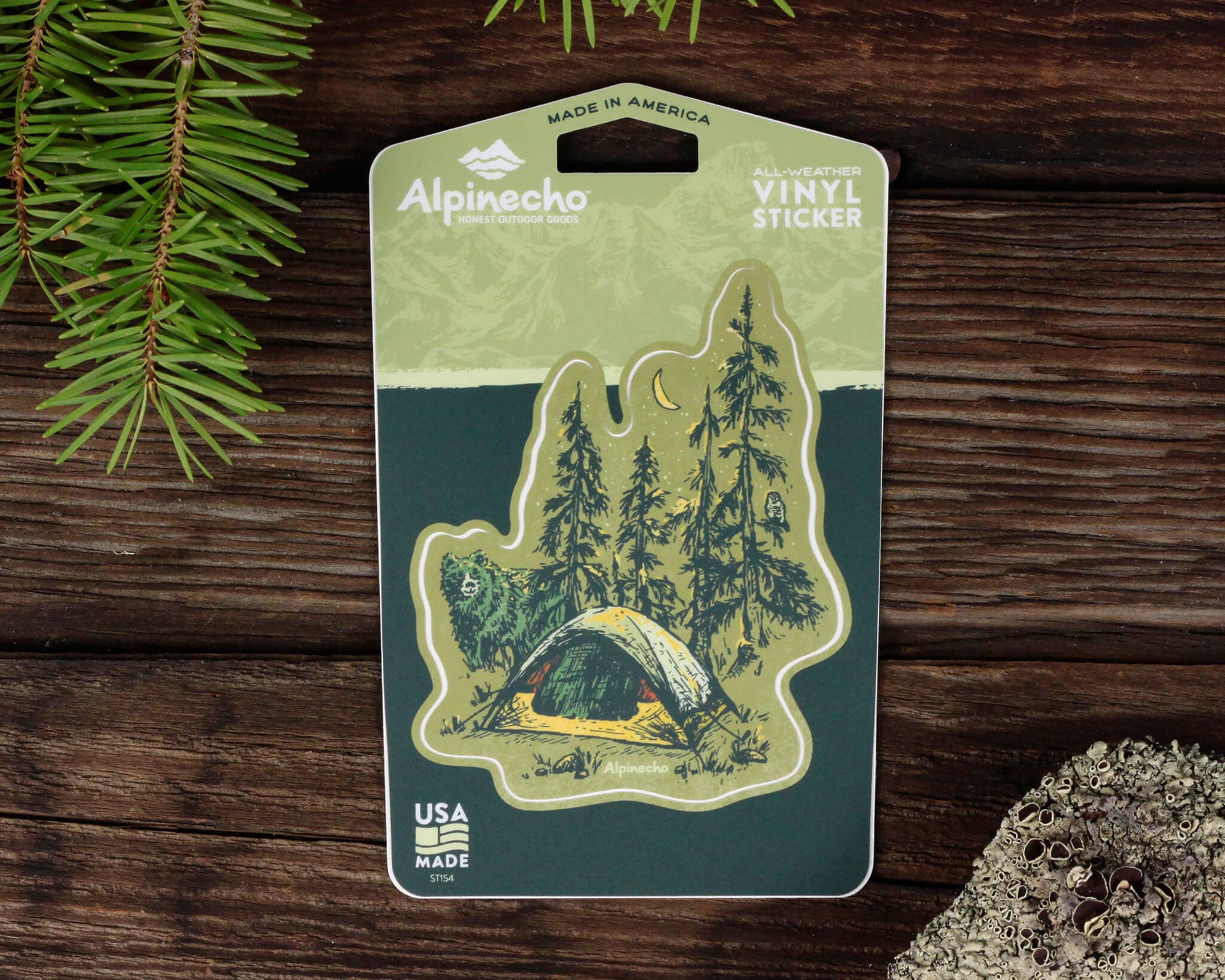 Alpinecho - Wholesale Sticker - Camp Visitors Sticker1