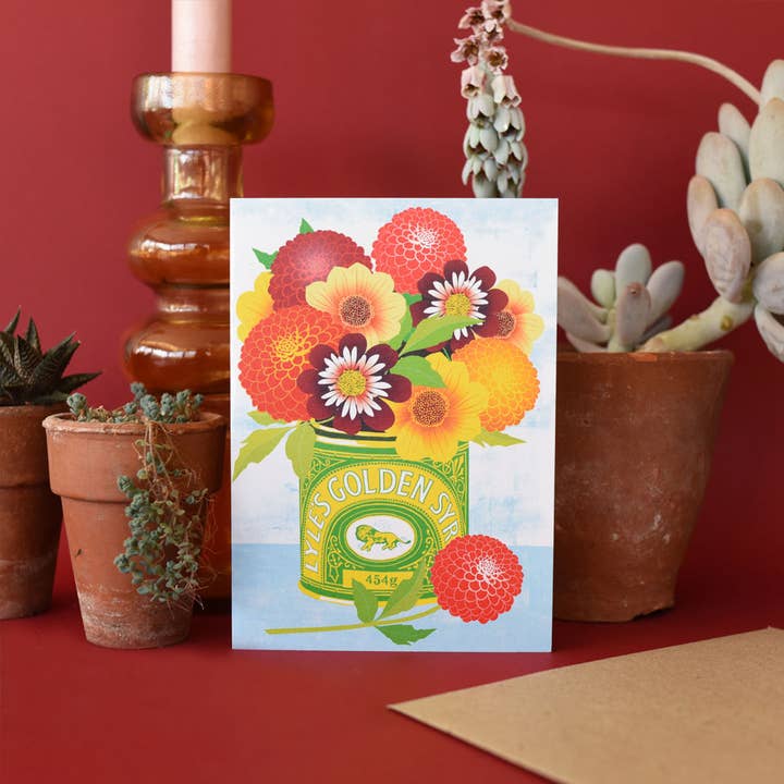 Printer Johnson Ltd – wholesale Everyday greeting card – Golden Syrup | Everyday greetings card | Floral, bouquet2