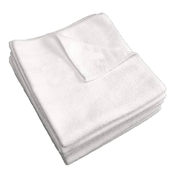 Arkwright Home - Wholesale Cleaning Cloth - Bulk Case of 240 Cleaning Cloths, 12x12 Microfiber, Colors35