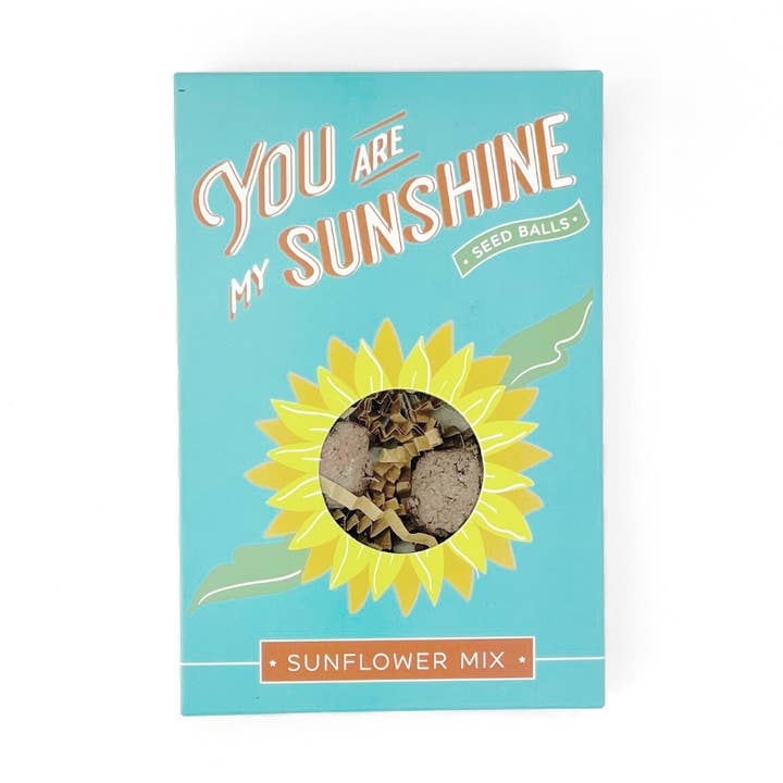 Coffret Cadeau Boule de Graines Tu Es Mon Rayon de Soleil pour la vente par Sow the Magic