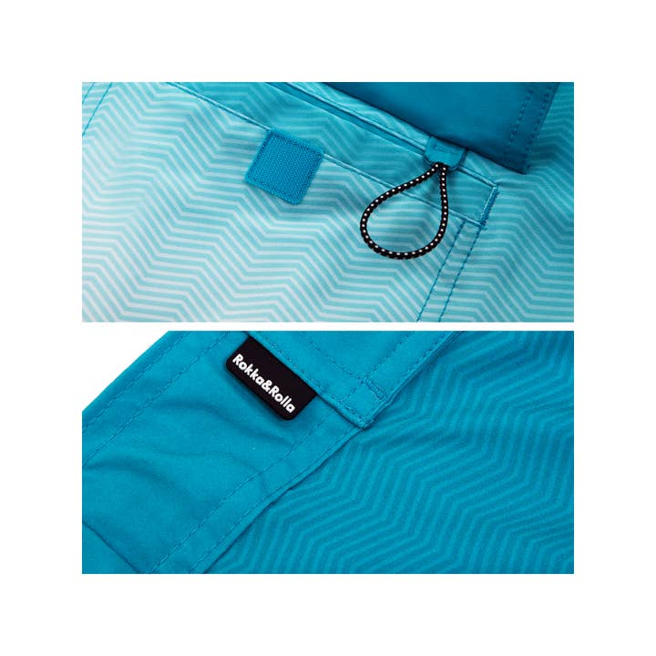 Rokka & Rolla - Wholesale Swim Shorts - Men's - Men's 9" Half Elastic Waist Board Swim Shorts Swimwear39