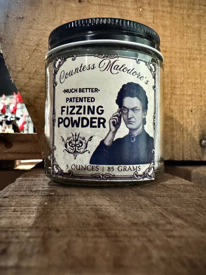 Countess Malodoré’s •MUCH BETTER• Patented Fizzing Powder™ for wholesale by Blackwater Apothecary