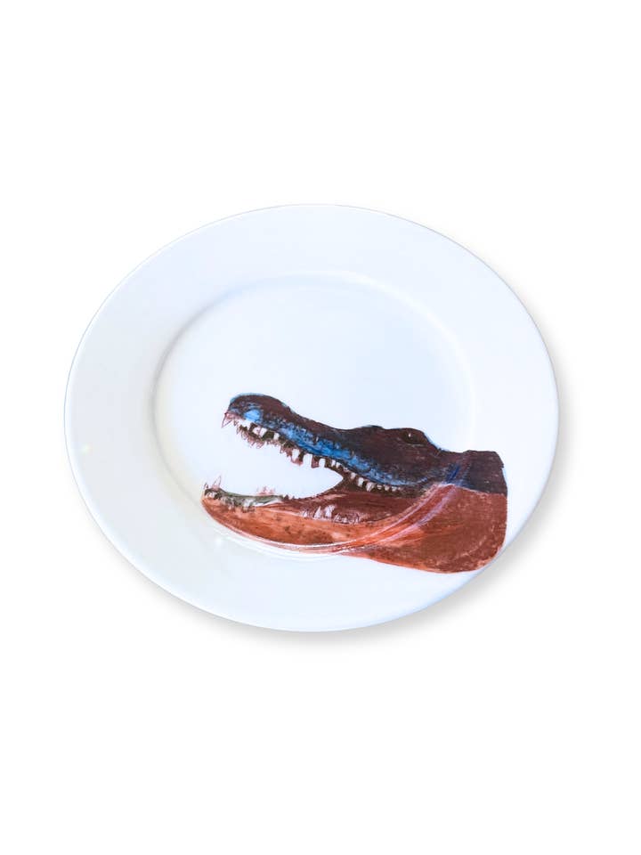 Florida Gator Game Day Porcelain Serving Plate for wholesale by Mona H Paintings