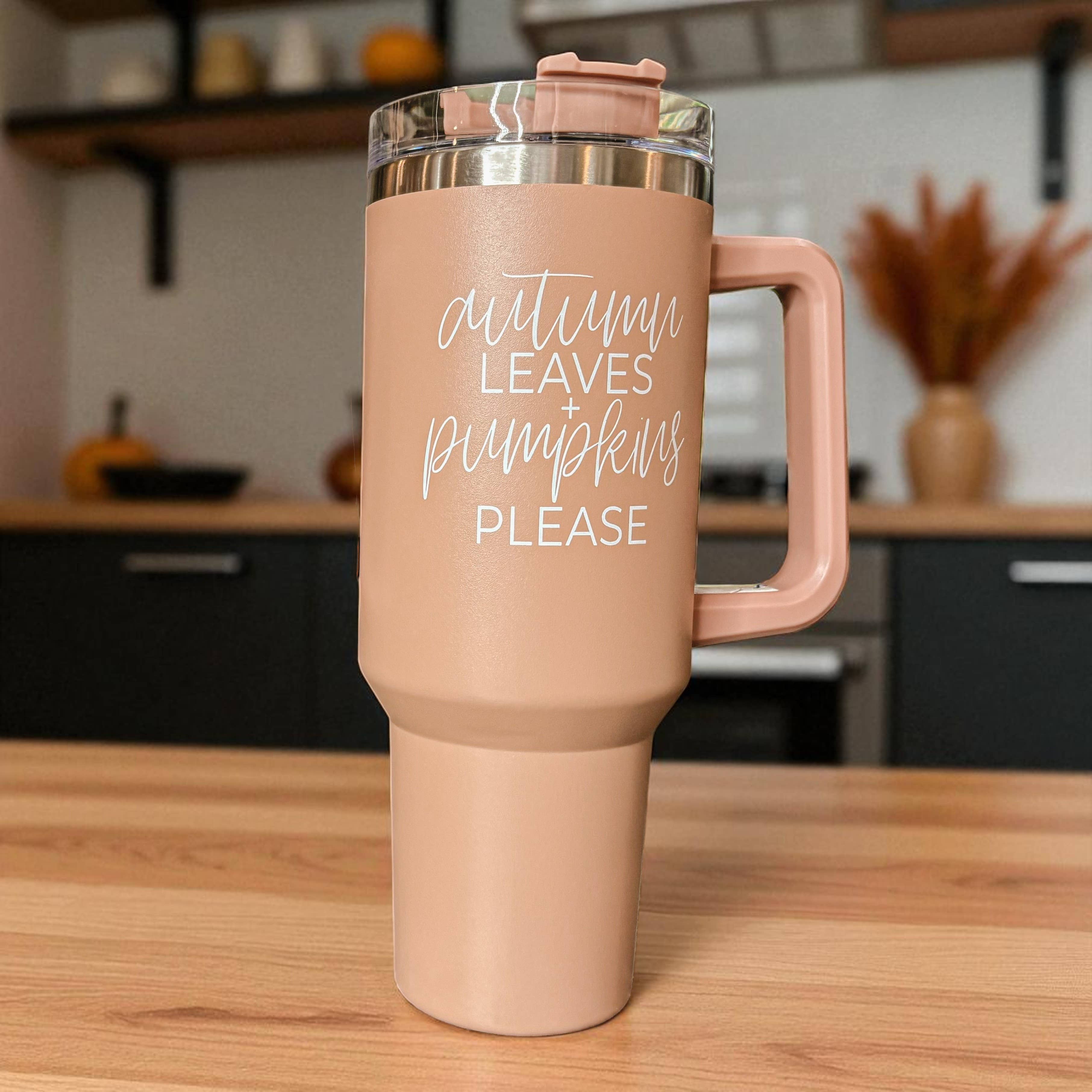 Gia Roma - Wholesale Insulated Mug/Tumbler - Sweater Weather Cream 40 oz Travel Tumbler, Fall Home & Gift19