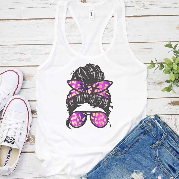 Leopard Messy Bun // BEAUTY for wholesale by Lucky Llama Creations