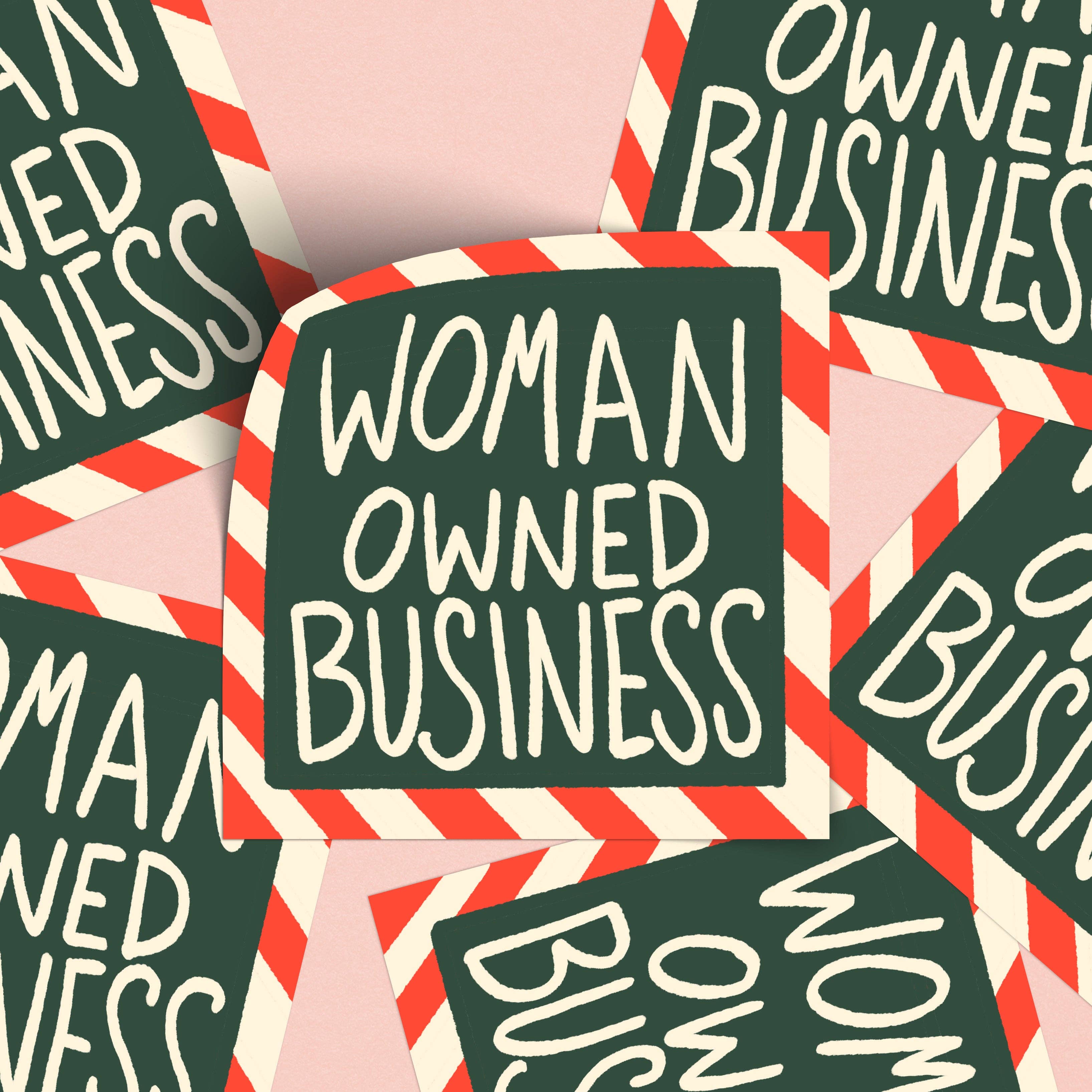 One & Only Paper - Wholesale Sticker - Women Owned Business Square Holiday Sticker2