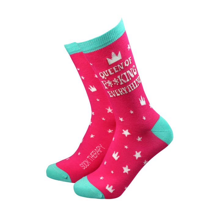 Drottning av J*vla Allt - Damstrumpor i Bambu för wholesale av Smiling Faces