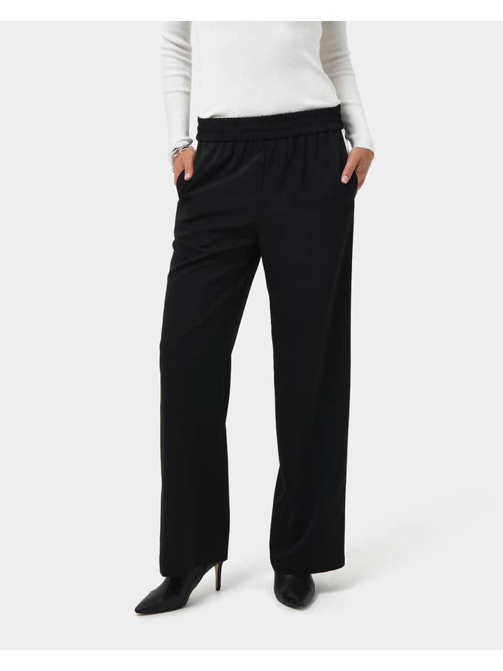 Black Ivory Forcast Women's Alla Contrast Elastic Pants for wholesale on Faire