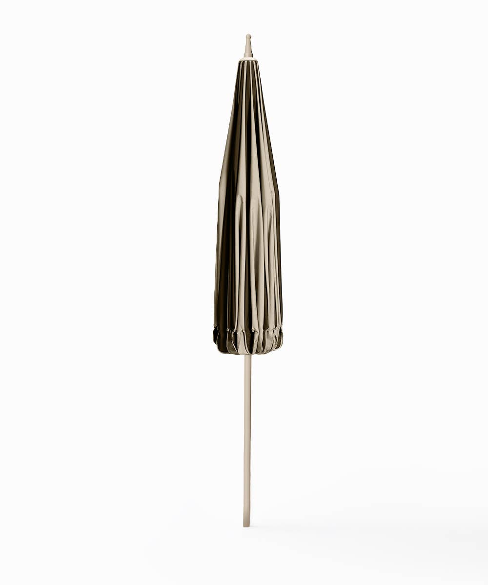 Listrado Guarda-sol de jardim listrado bege e marrom para venda a revendedores na Faire4