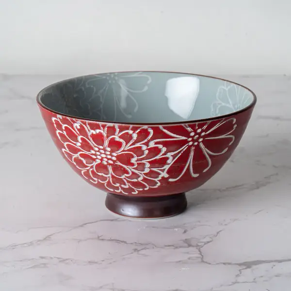 Urban Tokyo - Vente Assiettes/plats/bols de décoration - Bol à riz en porcelaine Japanese Botan Cosmos, 10 oz, 4,5 po D x 2,5 po H2