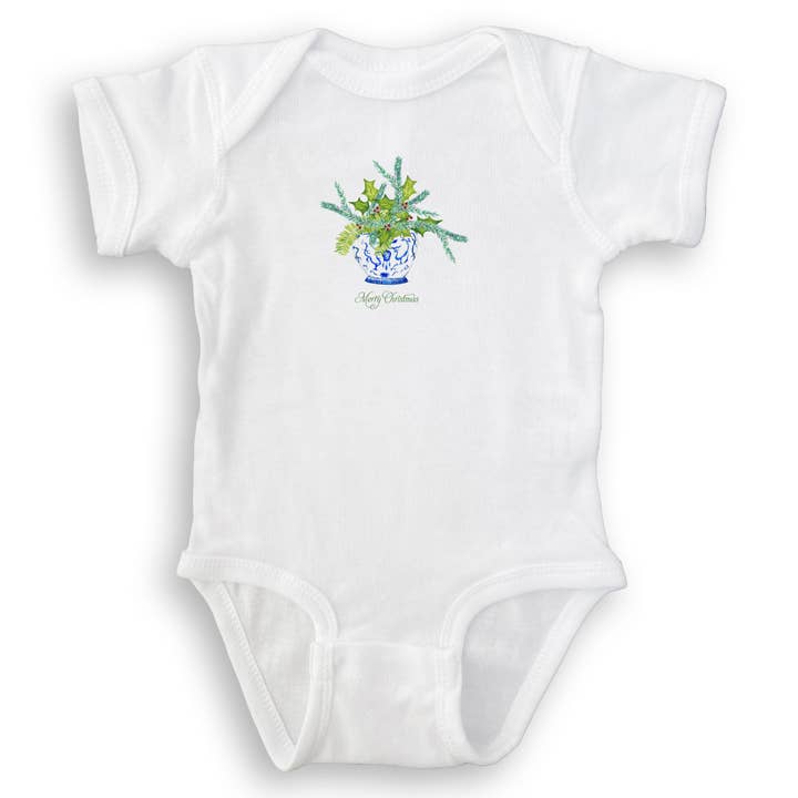 French Graffiti - Wholesale Tea Towel - Ginger Jar with Greens and Merry Christmas14