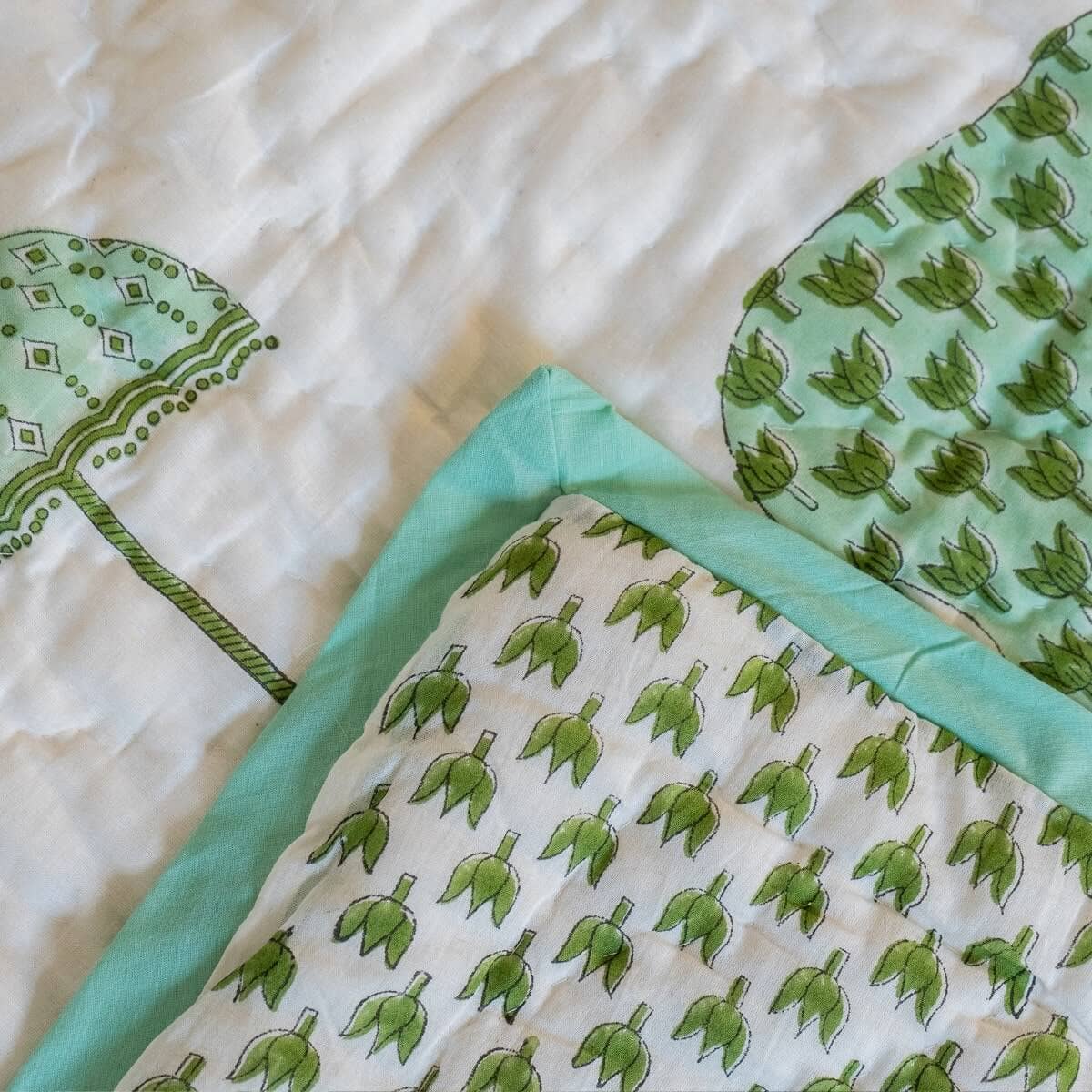 Kapda Casa - Wholesale Quilt - Hathi: 100% katoenen omkeerbaar dekbedovertrek (100 x 120 cm)2