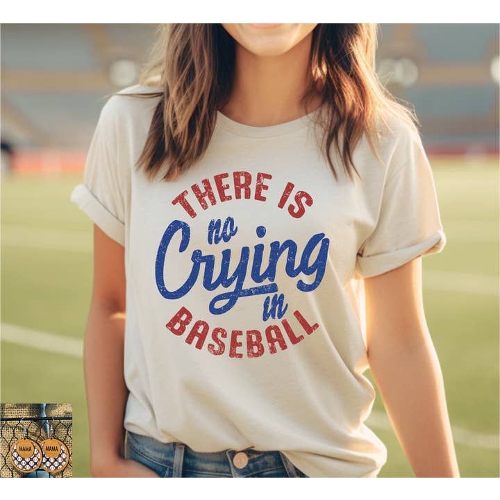 Southern Attitude Designs Inc – Engroshandel T-shirt med print - Dame – Ingen græder i Baseball