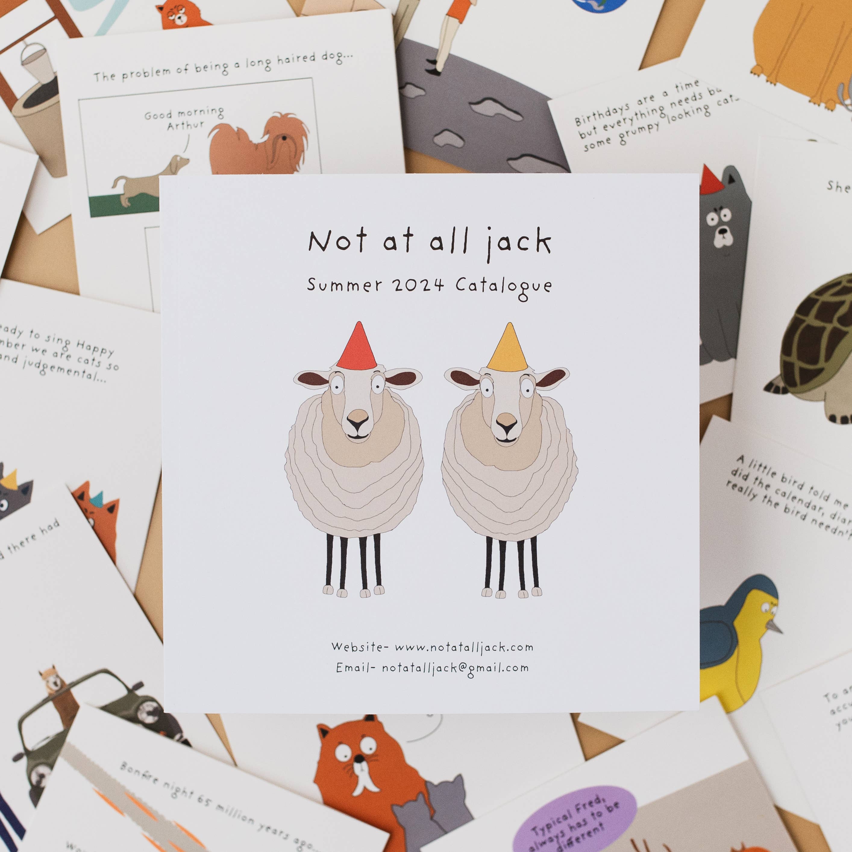 Not at all Jack - Wholesale Everyday Greeting Card - Buried acorns greeting card3