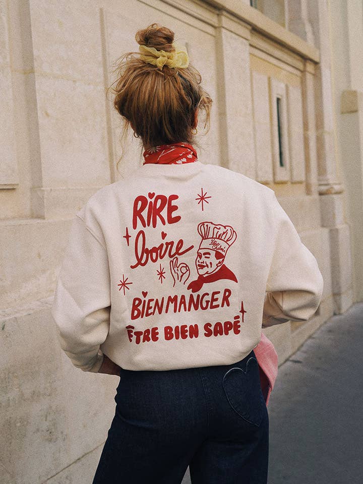 Elise Chalmin - Wholesale Graphic Sweatshirt - Women's - Luigi sweatshirt6