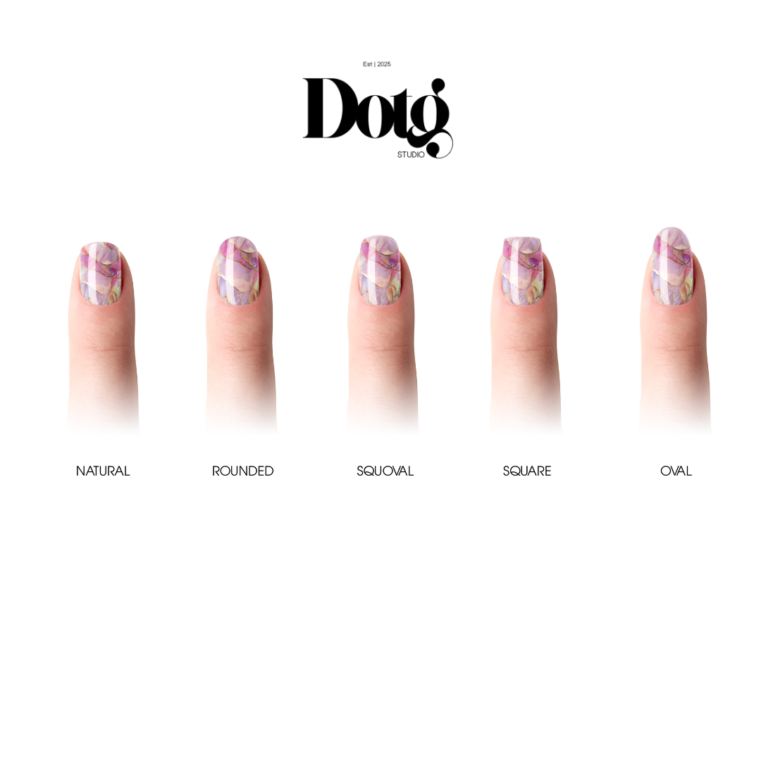 Design on The Go Studio - Wholesale Nail Art/Decal - Rose Glass Nail Wraps DIY Manicure & Pedicure Decal Stickers6