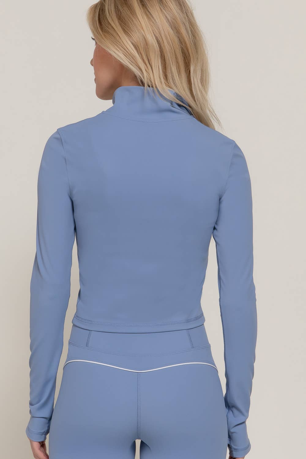 Active Basic | Active USA - Wholesale Athletic Jacket - Women's - Long Sleeve Piping Detail Active Wear Jacket15