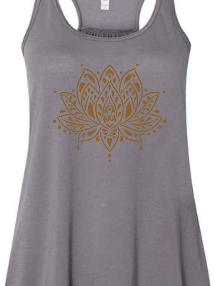 Lotus Racerback Tank for wholesale by Wyld Earth