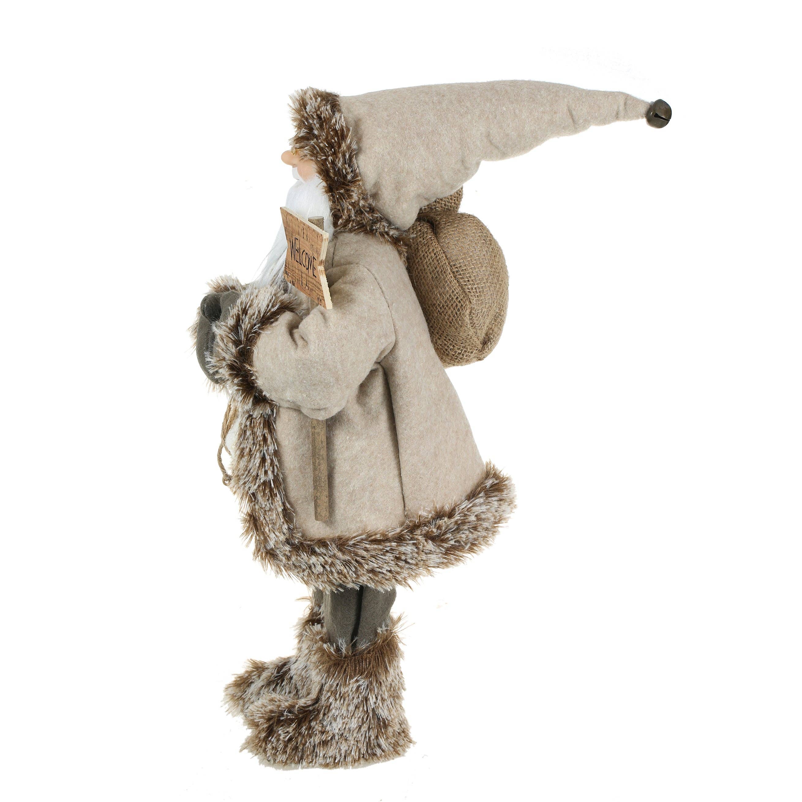 SINT - Wholesale Christmas Decoration - SINT 18 Inch Christmas Standing Santa Claus Doll Statue Figurine Ornament15