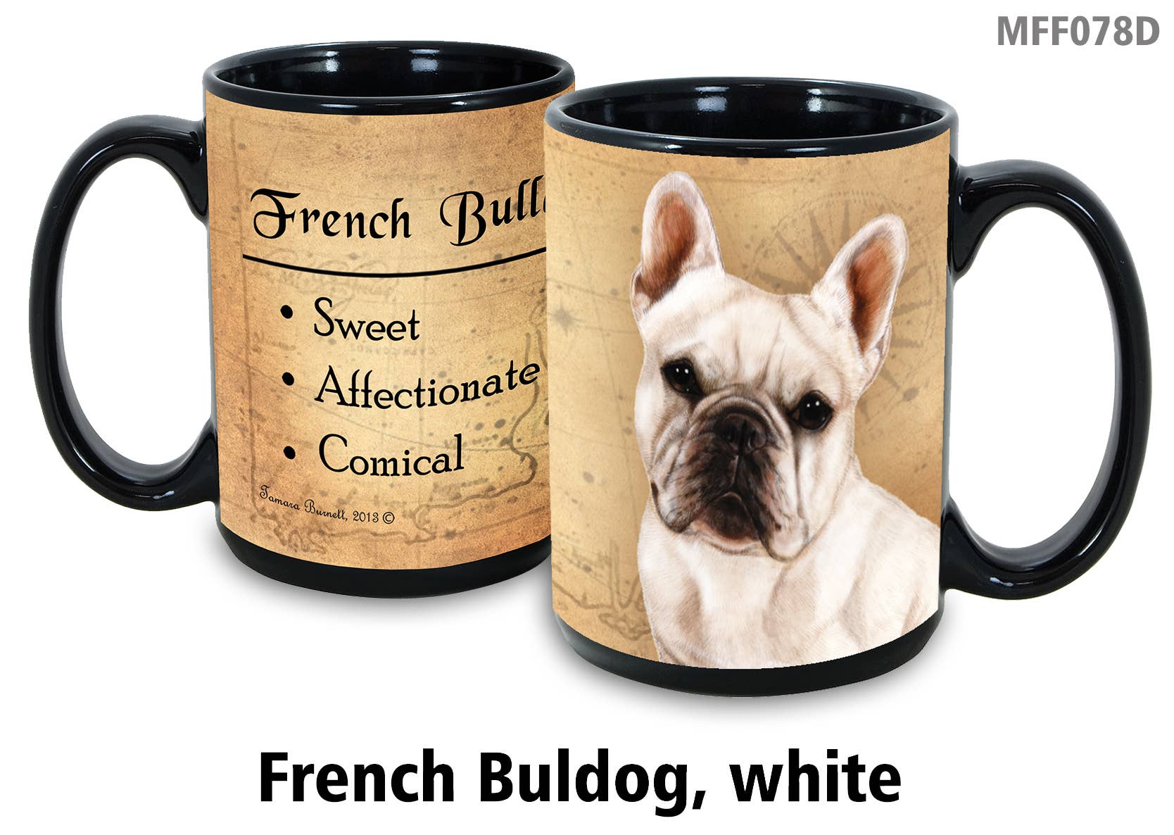ES Pets French Bulldog 40oz Tumbler
