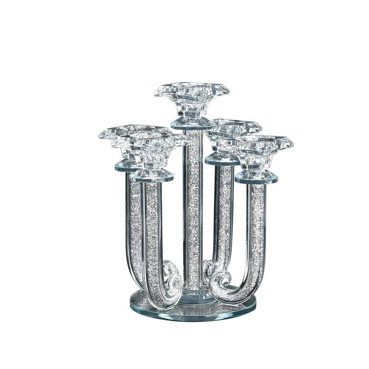 Ambrose Crushed Diamond Kerzenhalter (für 5 Kerzen) für den Großhandel von Amazing Rugs