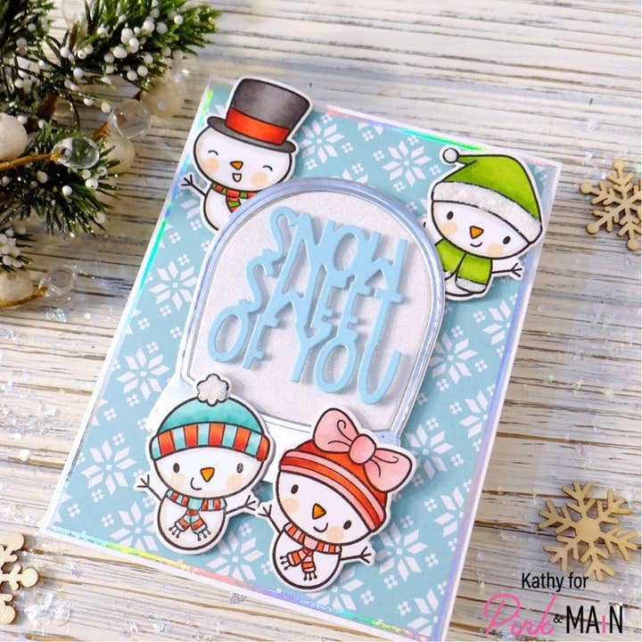 Pink and Main - Wholesale Craft Supplies - Empty Snow Globe Dies