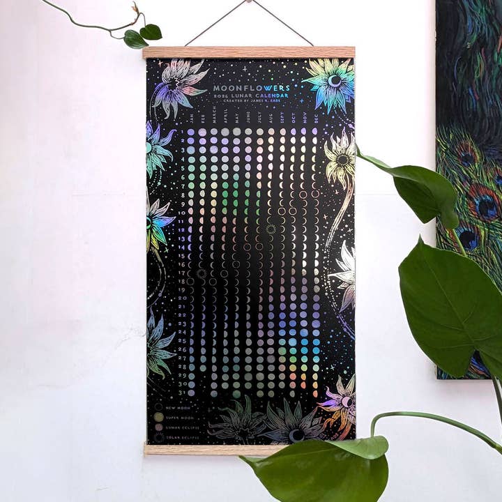 Moonflowers 2026 Lunar Calendar for wholesale by Prisma Visions