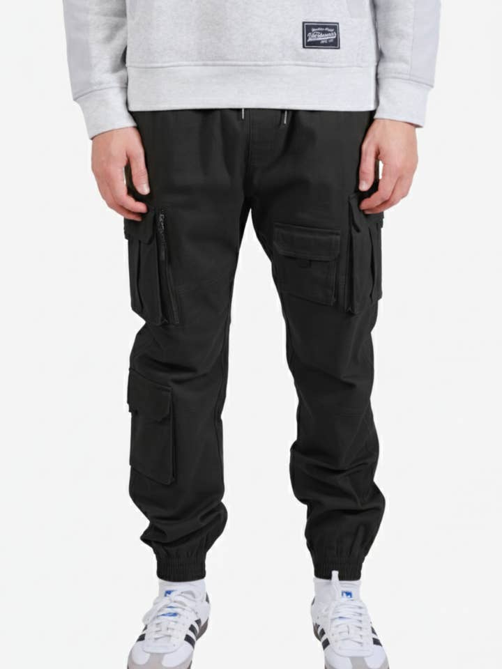 Multi Pocket Stretch Twill Jogger for wholesale by Brooklyn Cloth