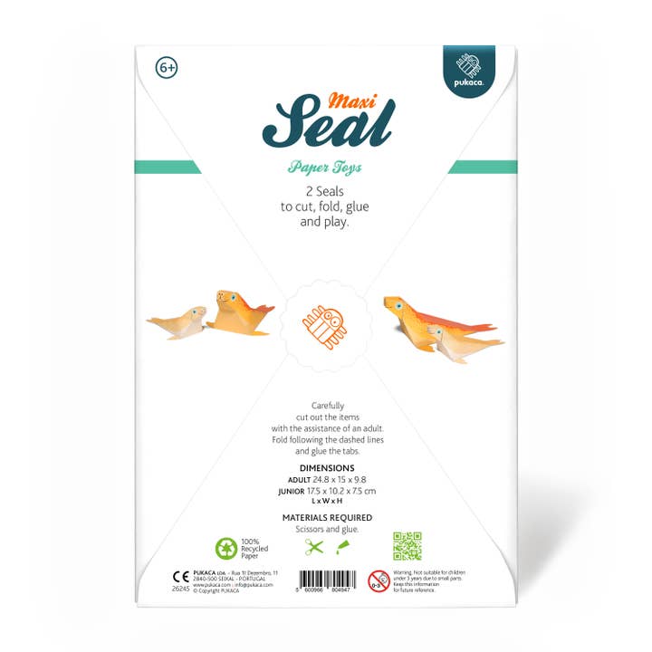 pukaca - Wholesale DIY Craft Kit - Kids - Maxi Seal Paper Toys2